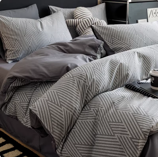 无印良品床上四件套纯棉全棉